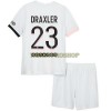 Original Trikotsatz Paris Saint-Germain Julian Draxler 23 Auswärtstrikot 2021-22 Für Kinder